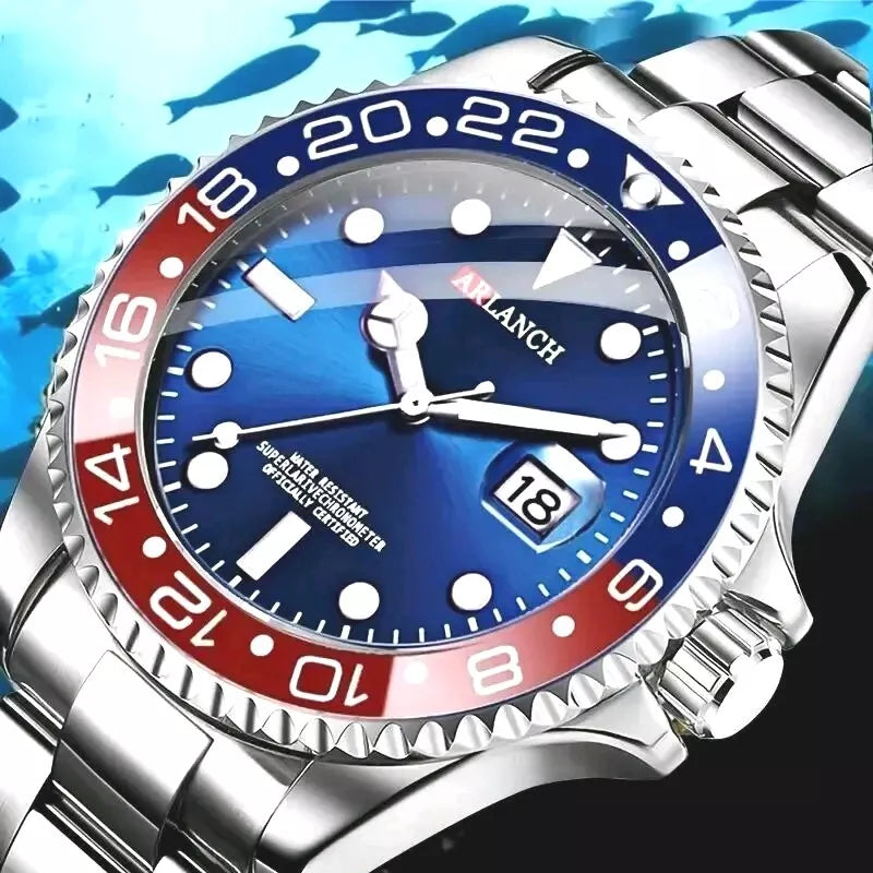 Arlanch Blue And Red Men's Watch
