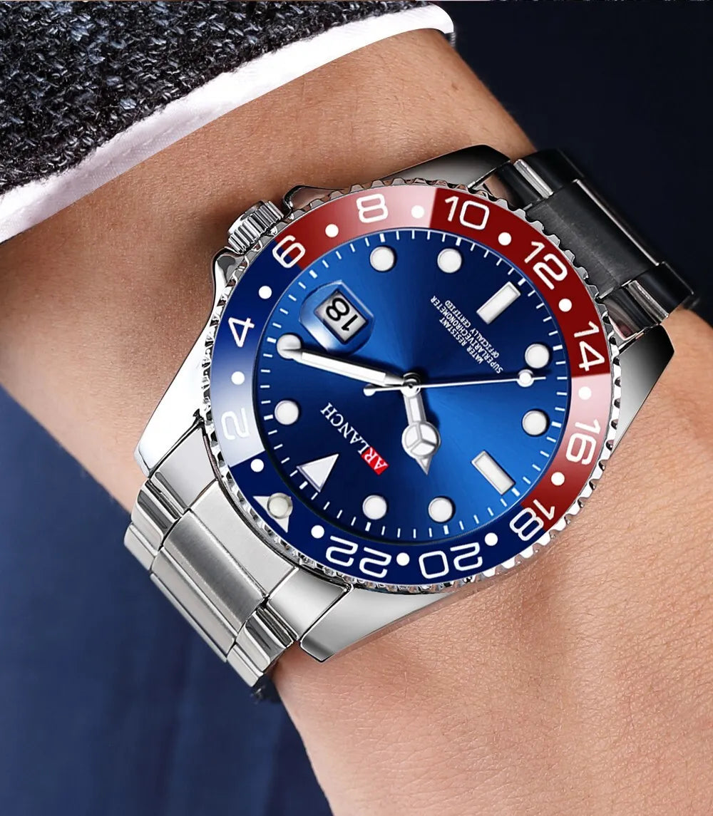 Arlanch Blue And Red Men's Watch